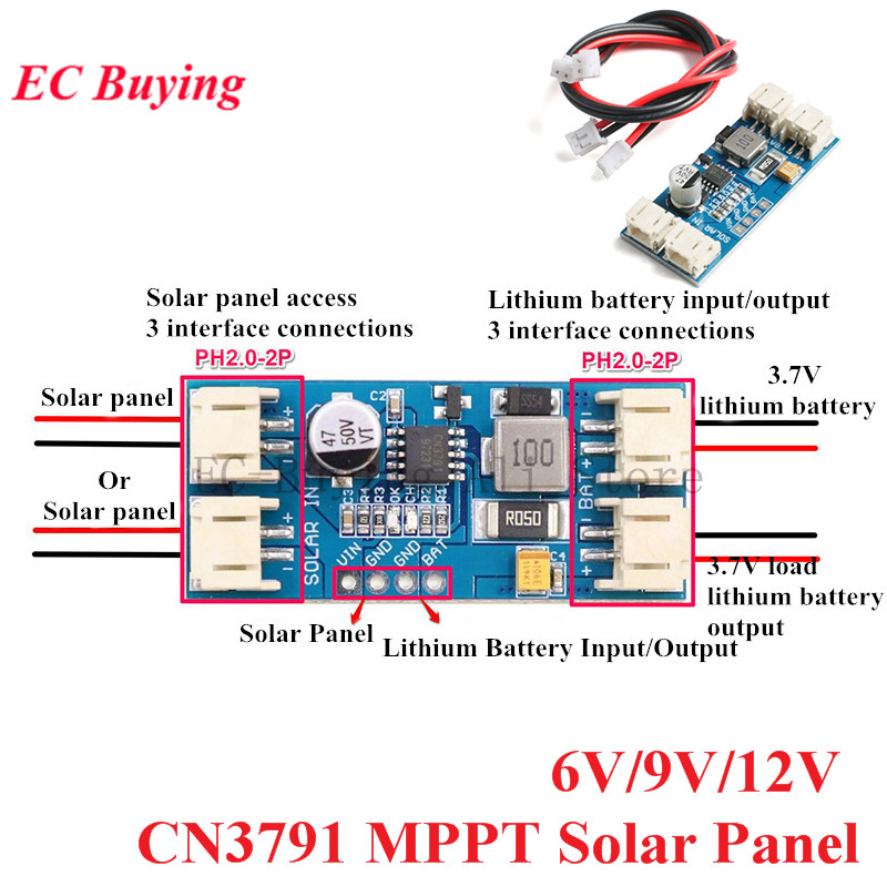 CN3791 MPPT Solar Panel 6V/9V/ - Drone Solar Charger 评论和价格