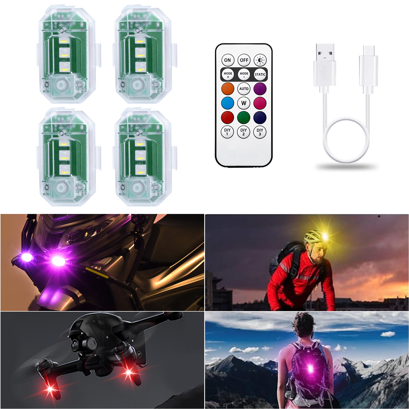 LECART Wireless Led Lights for - Drone Strobe Light 评论和价格
