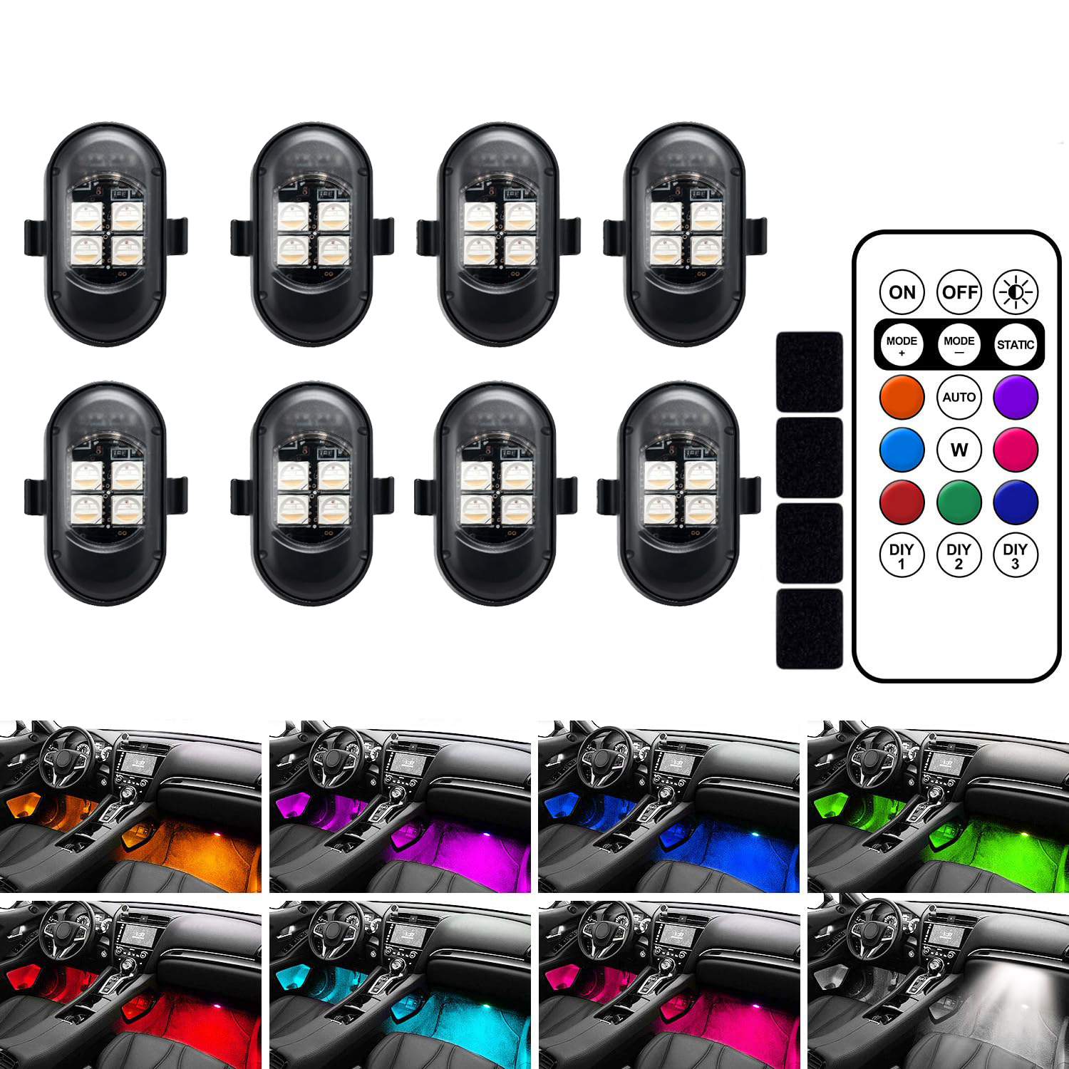 Upgraded 4LEDs Wireless LED St - Drone Beacon Light 评论和价格