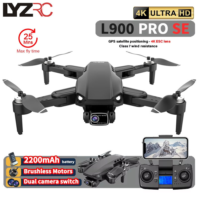 L900 Pro SE MAX GPS Drone 4K P - Drone Remote Controller Lanyard 评论和价格