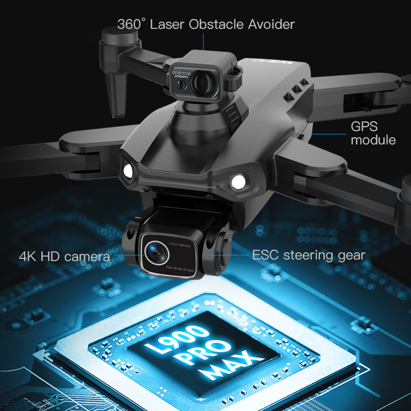 L900 Pro SE MAX GPS Drone 4K P - Drone Remote Controller Lanyard 评论和价格