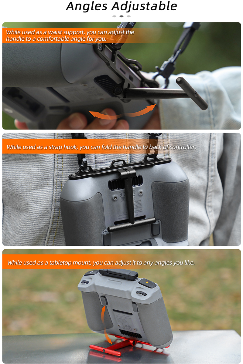2in1 Handle Stand Bracket Neck - Drone Neck Strap 评论和价格