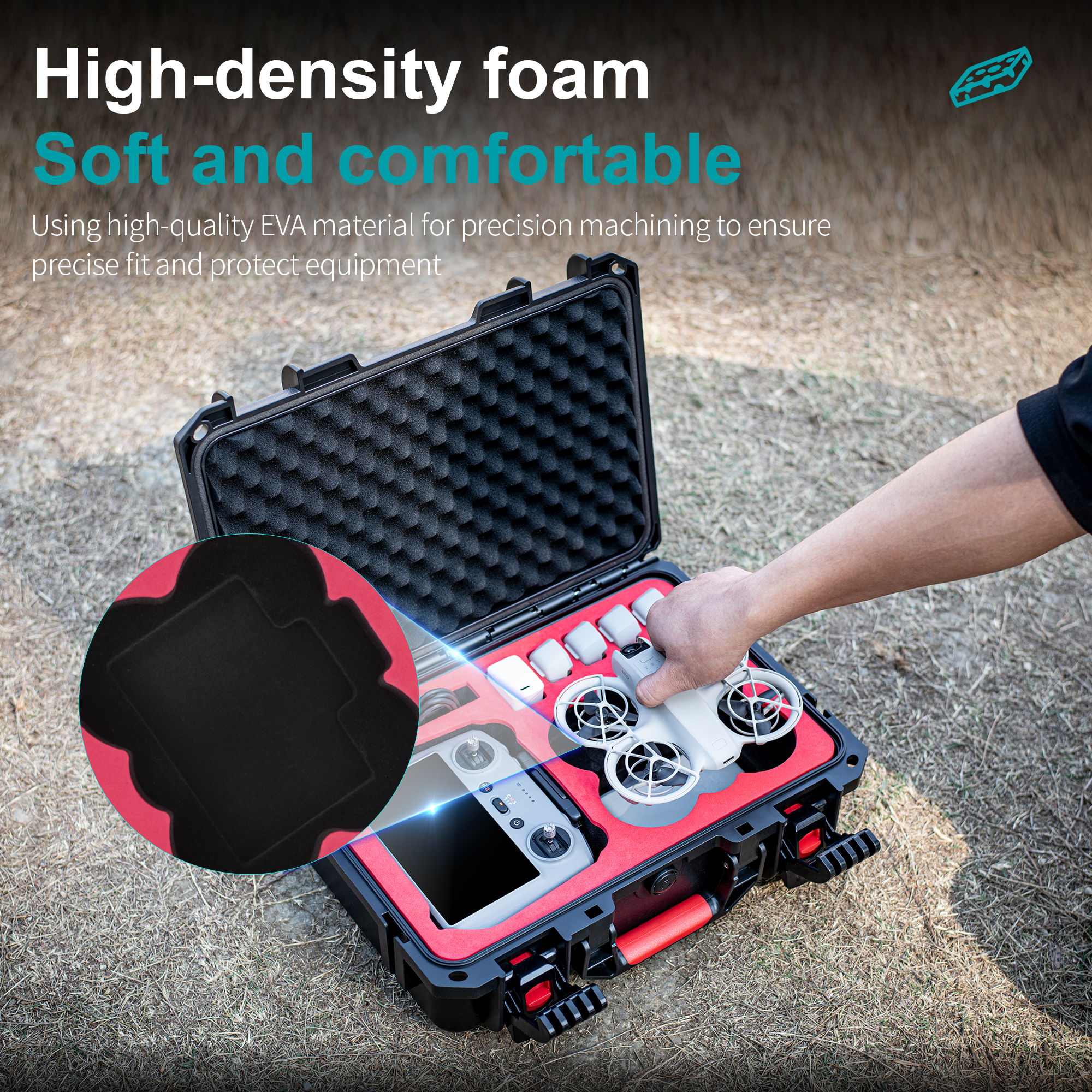 Portable Hard Waterproof Case  - Drone Charging Hub 评论和价格