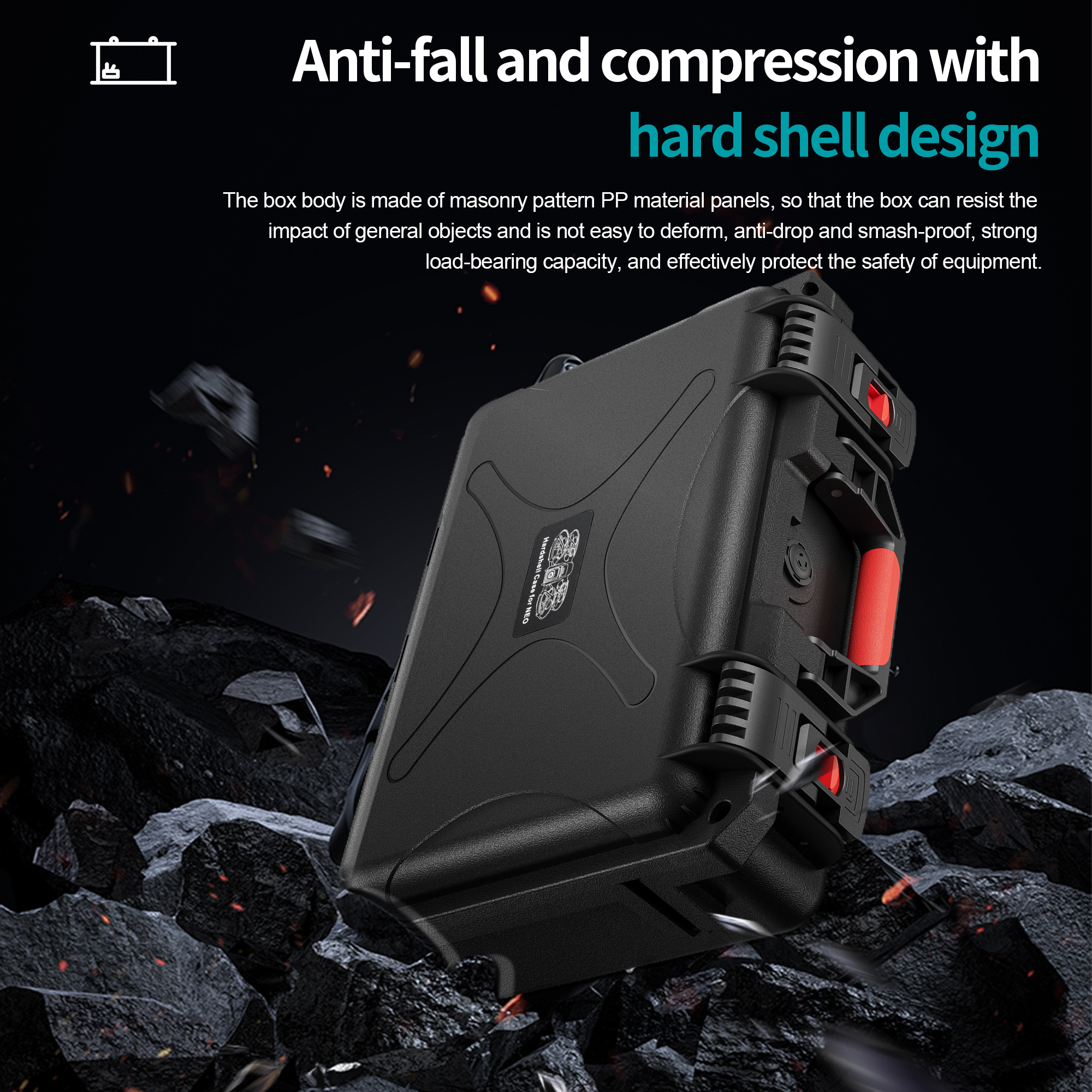 Portable Hard Waterproof Case  - Drone Charging Hub 评论和价格
