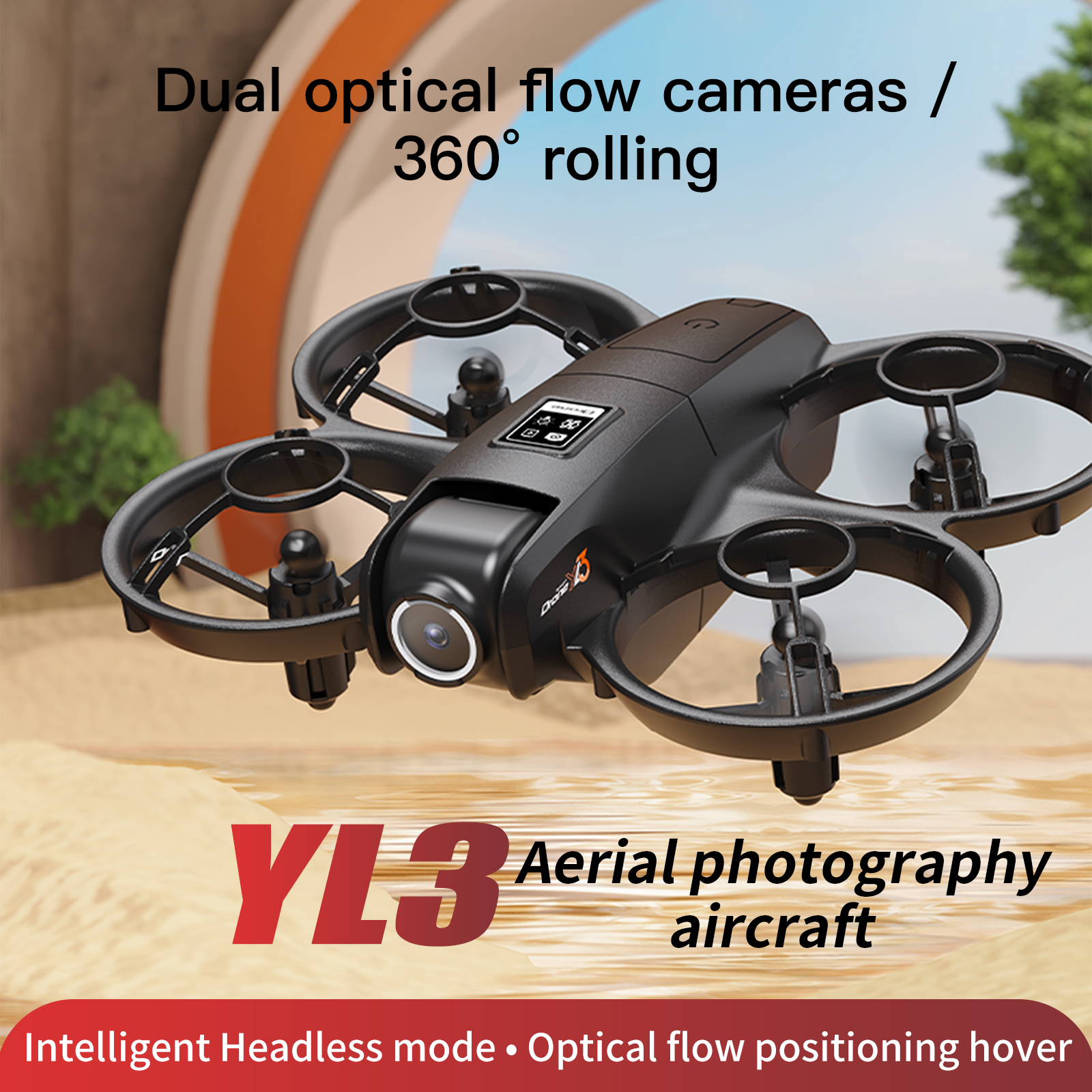 YL3 Remote-Controlled Drone wi - Drone Controller Screen 评论和价格