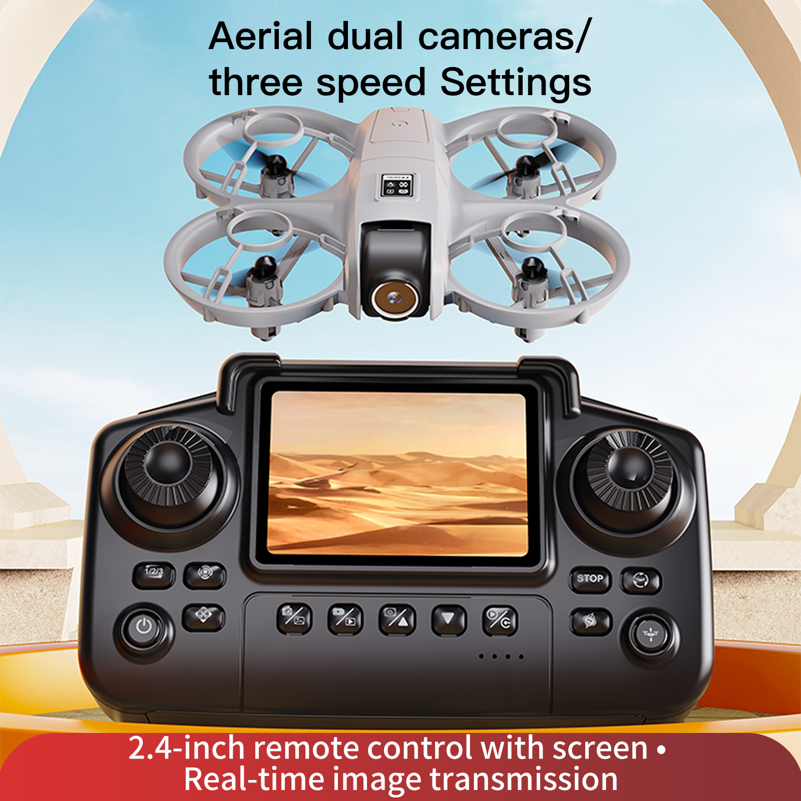 YL3 Remote-Controlled Drone wi - Drone Controller Screen 评论和价格