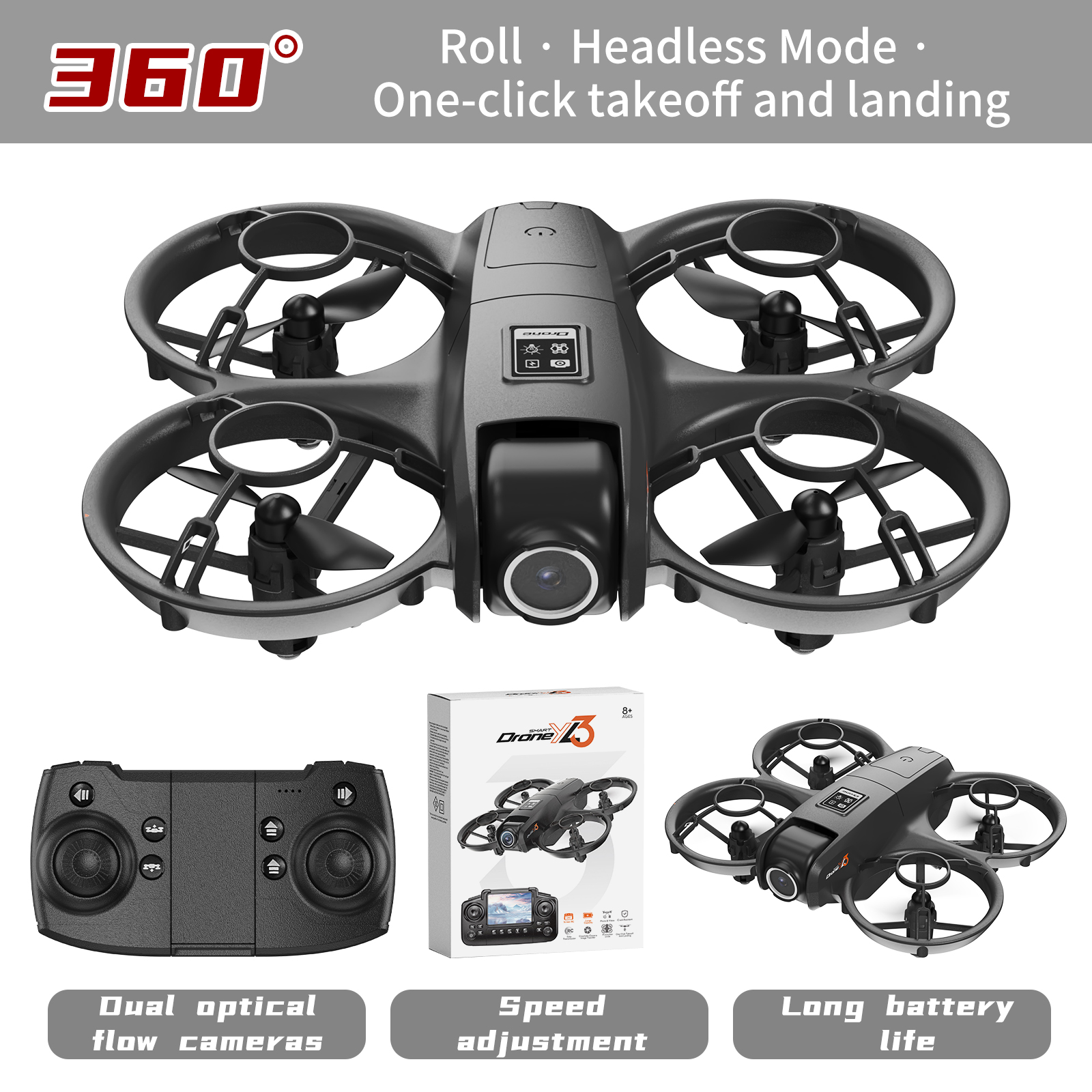 YL3 Remote-Controlled Drone wi - Drone Controller Screen 评论和价格