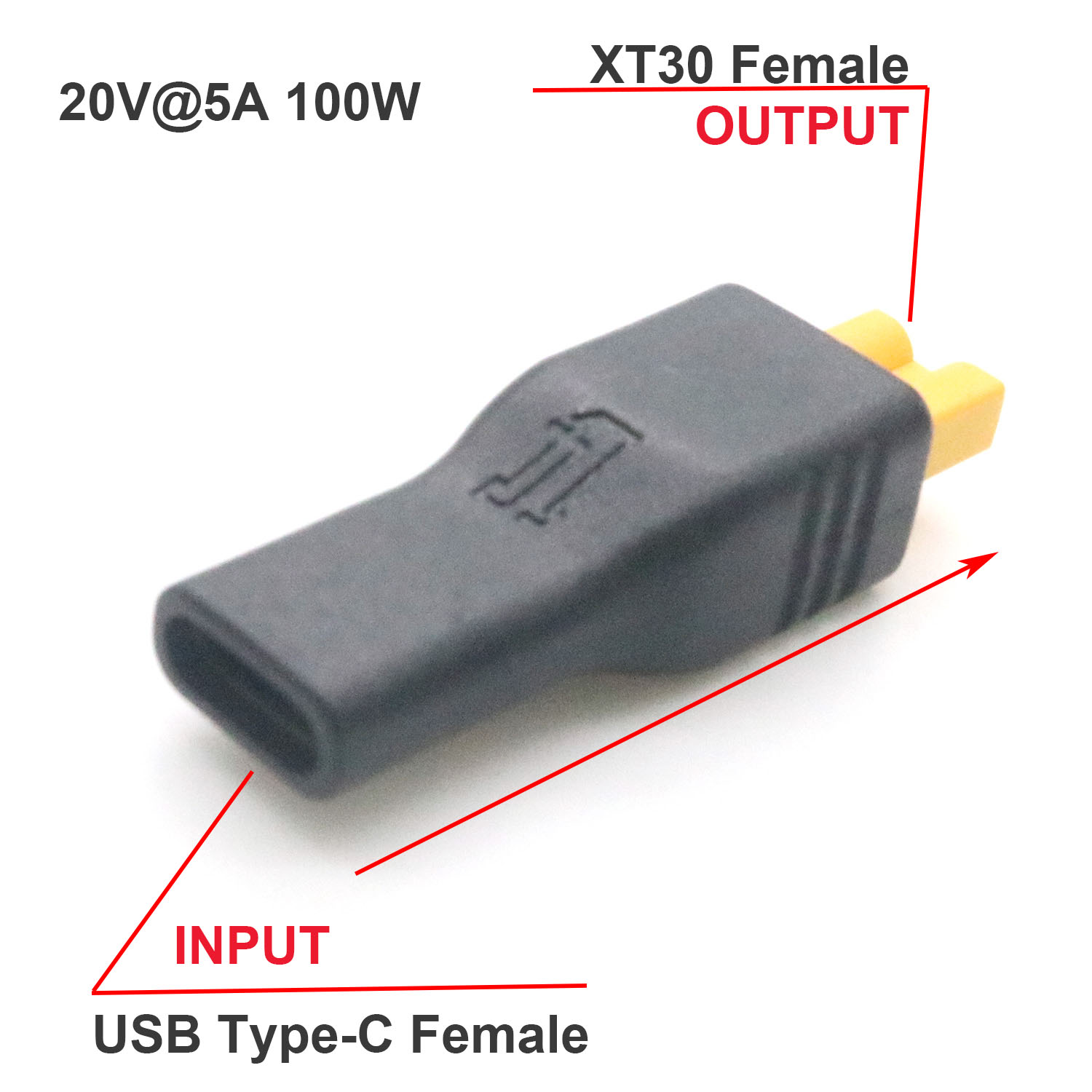 1pc USB Type C Female Input to - Drone Power Bank 评论和价格