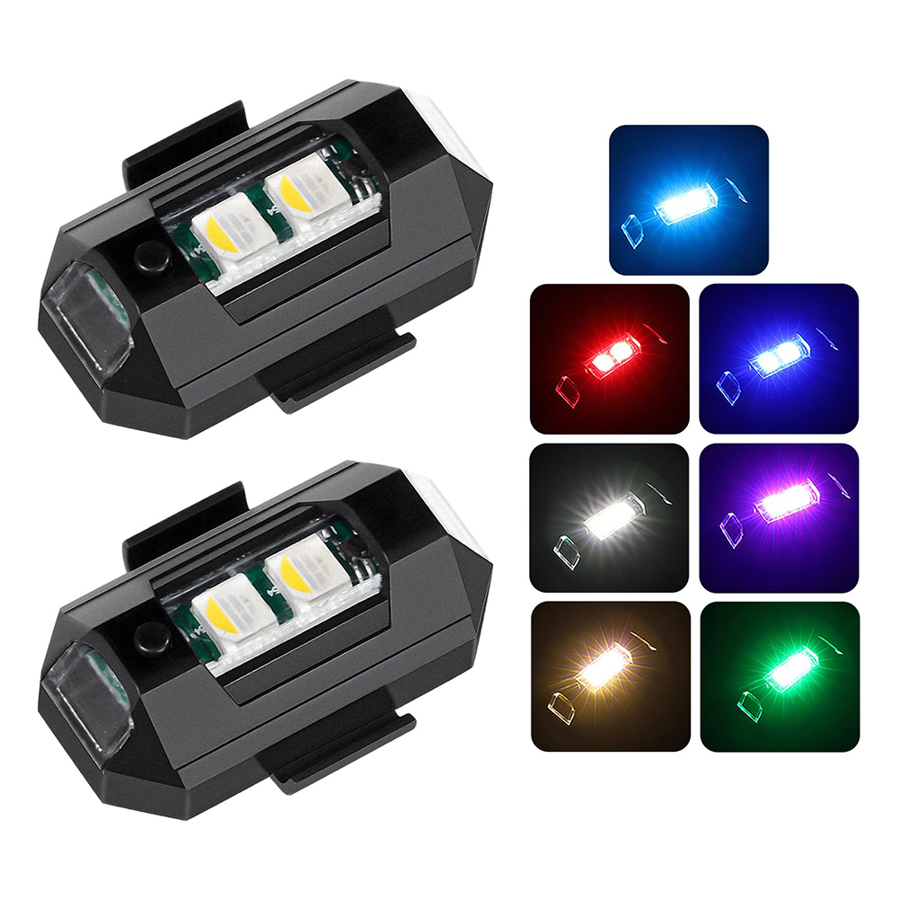 2PCS Mini LED Strobe Lights De - Drone Strobe Light 评论和价格