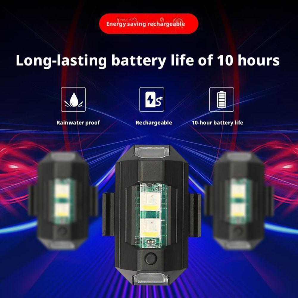 2PCS Mini LED Strobe Lights De - Drone Strobe Light 评论和价格