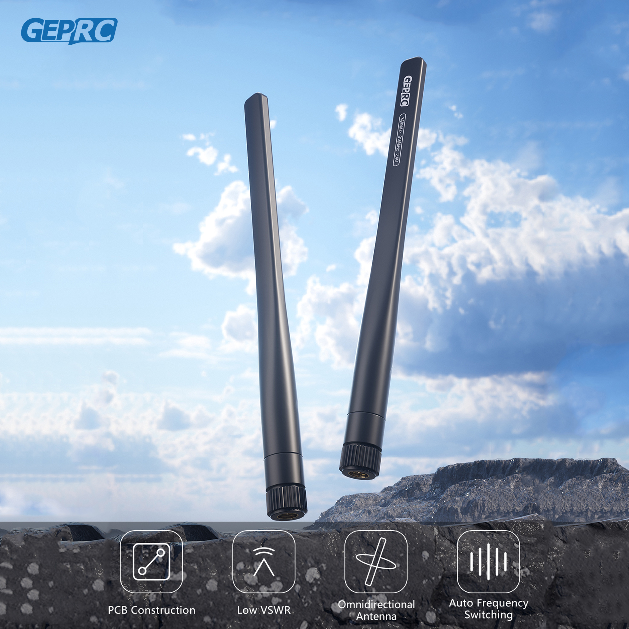 GEPRC 868MHz 915MHz 2.4G Tri-B - Drone Control Stick 评论和价格