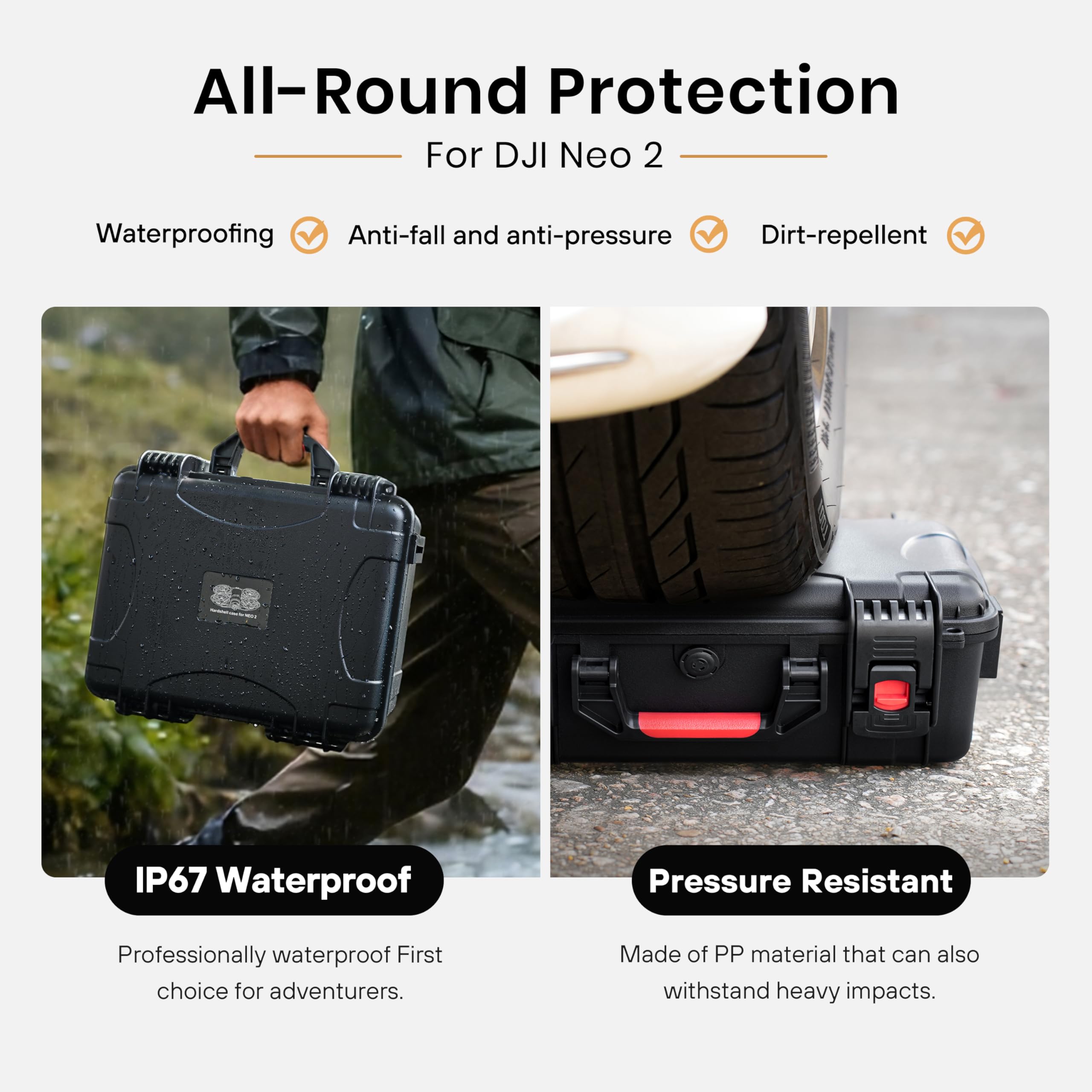 STARTRC Waterproof Hard Carryi - Drone Controller Hood 评论和价格