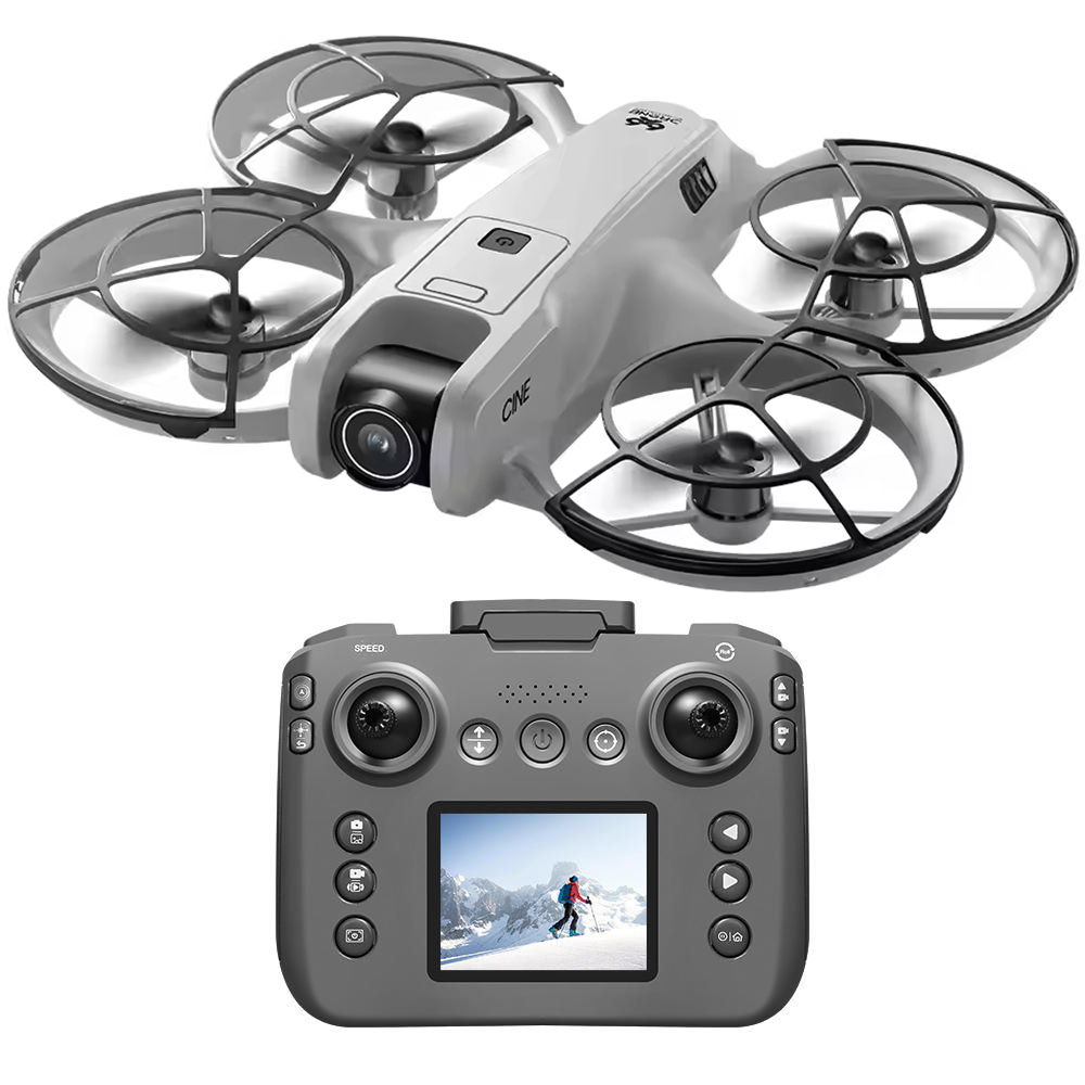 V666 Foldable Mini Drone 4K Du - Drone Controller Screen 评论和价格