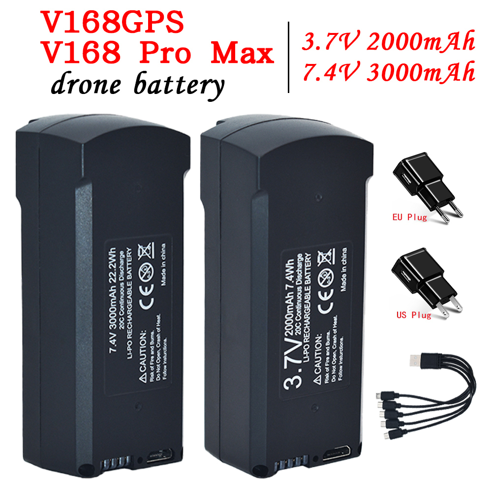 GPS V198 7.4V 3000mAh Battery  - Drone Power Bank 评论和价格