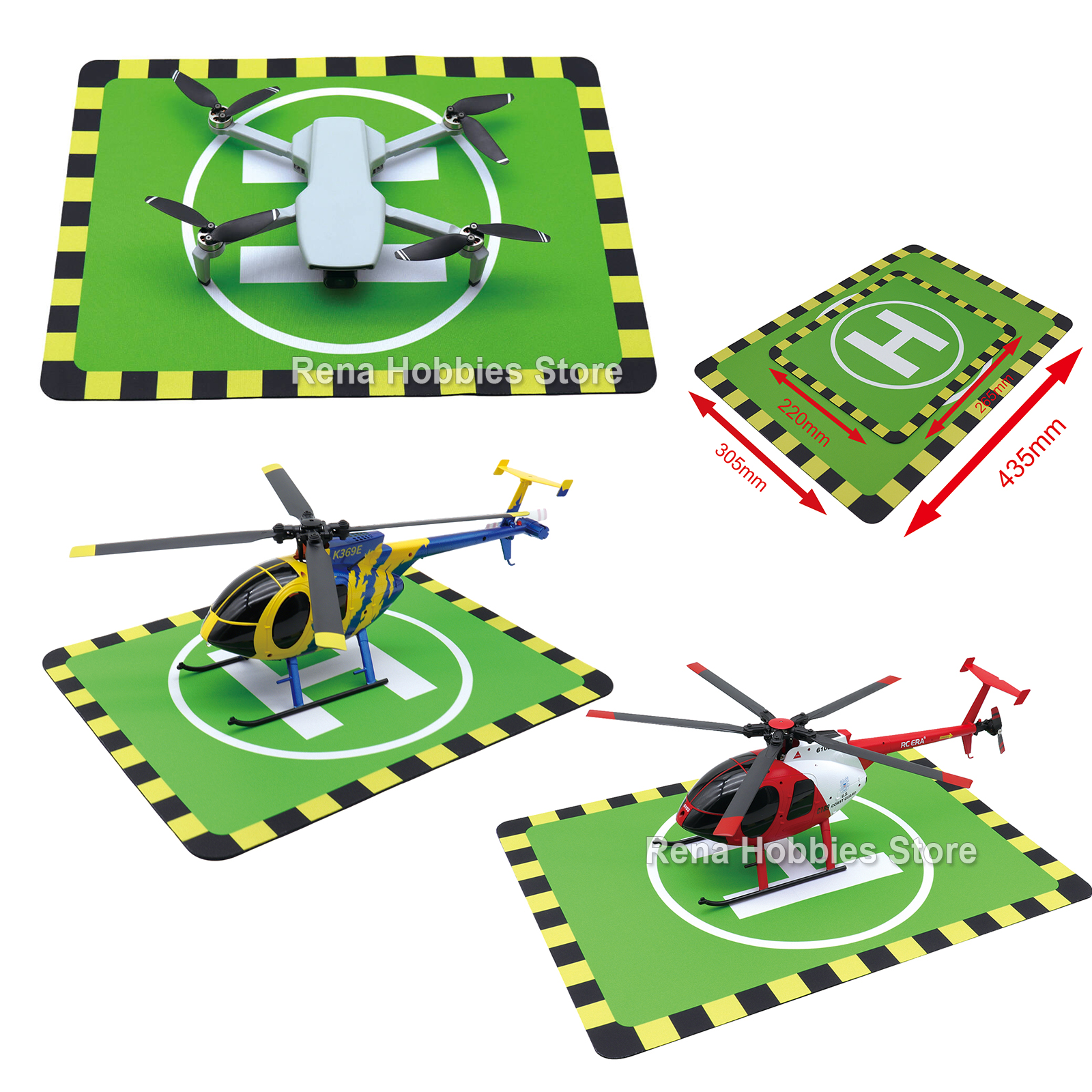 2 Sizes Takeoff and Landing Pa - Drone Landing Pad 评论和价格